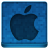 Blue Apple Icon 48x48 png
