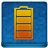 Blue Battery Coloured Icon 48x48 png