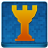 Blue Chess Tower Coloured Icon 48x48 png