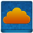 Blue Cloud Coloured Icon 48x48 png