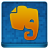 Blue Evernote Coloured Icon