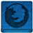Blue Firefox Icon 48x48 png