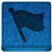 Blue Flag Icon 48x48 png