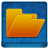 Blue Folder Coloured Icon