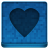 Blue Heart Icon 48x48 png