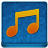 Blue Music Coloured Icon 48x48 png