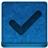 Blue Ok Icon 48x48 png