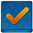 Blue Ok Coloured Icon 48x48 png