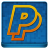 Blue PayPal Coloured Icon 48x48 png