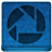 Blue Picassa Icon 48x48 png