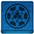 Blue Poker Chip Icon 48x48 png