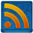 Blue RSS Coloured Icon