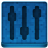 Blue Settings Icon 48x48 png