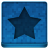 Blue Star Icon 48x48 png