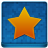 Blue Star Coloured Icon 48x48 png