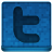 Blue Twitter Icon 48x48 png