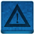 Blue Warning Icon