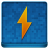 Blue Winamp Coloured Icon 48x48 png