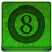 Green 8Ball Icon 48x48 png