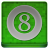 Green 8Ball Coloured Icon