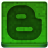 Green Blogger Icon 48x48 png