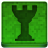 Green Chess Tower Icon 48x48 png
