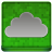 Green Cloud Coloured Icon 48x48 png