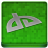 Green deviantART Coloured Icon