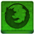 Green Firefox Icon 48x48 png