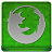 Green Firefox Coloured Icon 48x48 png