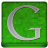 Green Google Coloured Icon