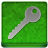 Green Key Coloured Icon