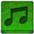 Green Music Icon 48x48 png
