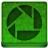 Green Picassa Icon 48x48 png
