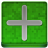 Green Plus Coloured Icon 48x48 png