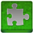 Green Puzzle Coloured Icon