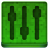 Green Settings Icon 48x48 png