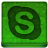 Green Skype Icon