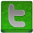 Green Twitter Coloured Icon