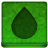 Green Water Drop Icon 48x48 png