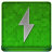 Green Winamp Coloured Icon 48x48 png