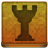 Orange Chess Tower Icon