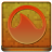 Orange Grooveshark Coloured Icon