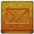 Orange Mail Coloured Icon