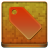 Orange Tag Coloured Icon