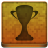 Orange Trophy Icon
