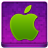 Pink Apple Coloured Icon 48x48 png
