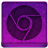 Pink Chrome Icon 48x48 png