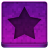 Pink Star Icon 48x48 png