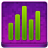 Pink Statistics Coloured Icon 48x48 png